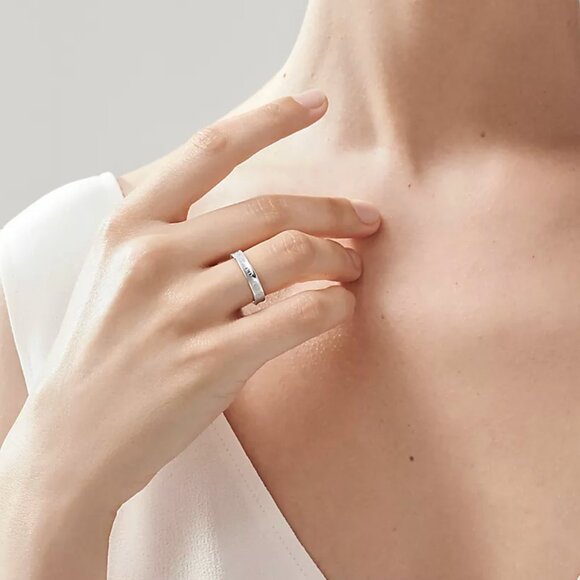 Tiffany 1837™ Ring (Size 5.5) Just Had Cleaned at Tiffany Store! - Picture 5 of 14